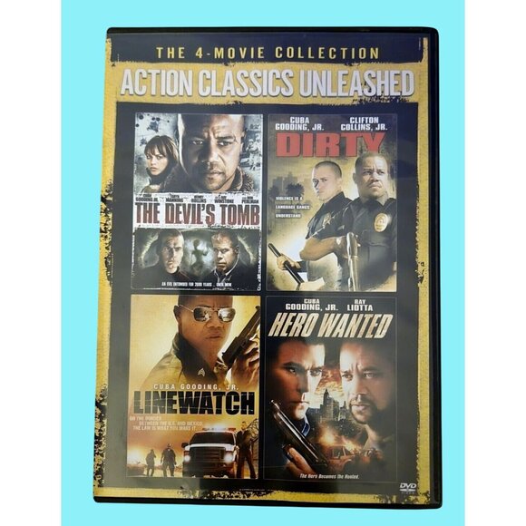 The 4-Movie Collection "Action Classics Unleashed" DVD Cuba Gooding - Picture 1 of 2